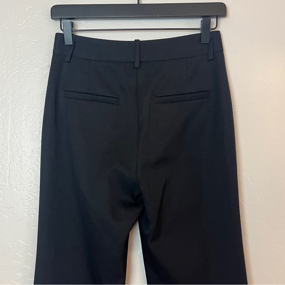 •NILI LOTAN• NWOT Black‎ Arielle High Rise Flare Leg Wool Trouser Pant Size 0 - Picture 7 of 15